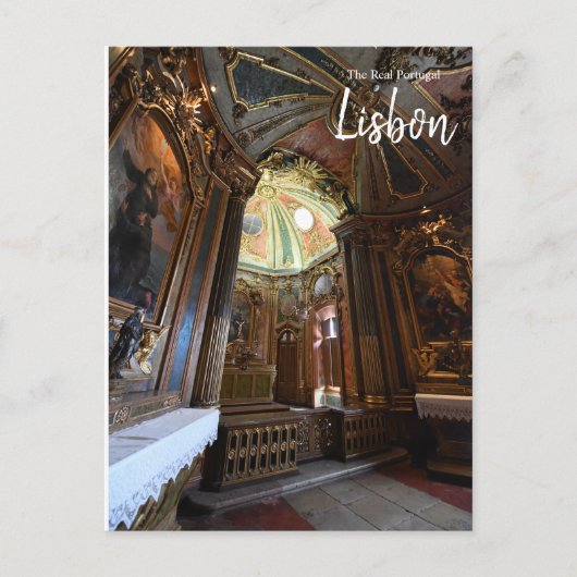 De echte Portugal - Lissabon Travel Briefkaart (Voorkant)
