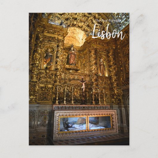 De echte Portugal - Lissabon Travel Briefkaart (Voorkant)
