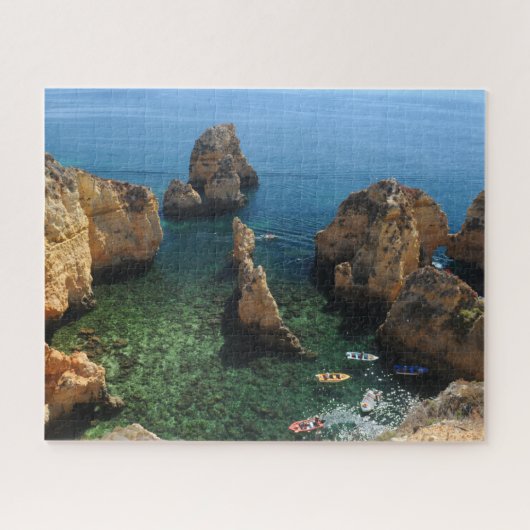 De echte Portugal-Ponta da Piedade, Algarve Legpuzzel (Horizontaal)