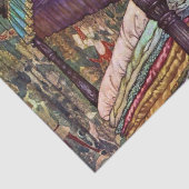 “De echte prinses” van Edmund Dulac Tissuepapier (Detail)