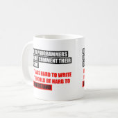 DE ECHTE PROGRAMMA'S OPMERKEN HUN CODE NIET KOFFIEMOK (Voorkant links)