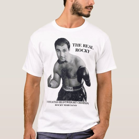 DE ECHTE ROCKY "ROCKY MARCIANO" T-Shirt (Voorkant)