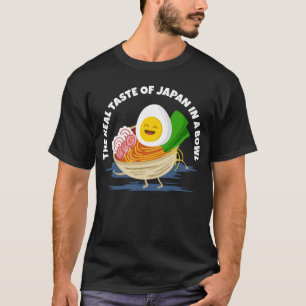 De echte smaak van de Japanse Ramen Bowl T-shirt