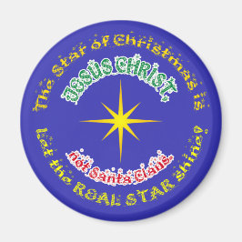 De echte ster van Kerstmis Magneet