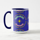 De echte ster van Kerstmis Mok (Links)