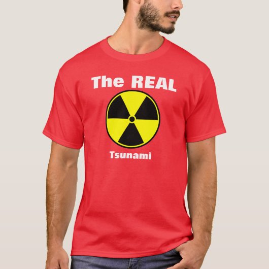 De echte tsunami t-shirt (Voorkant)