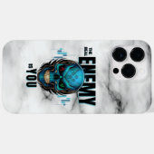 De Echte Vijand Ben Jij – Black Marble Trader Case-Mate iPhone Case (Achterkant (horizontaal))