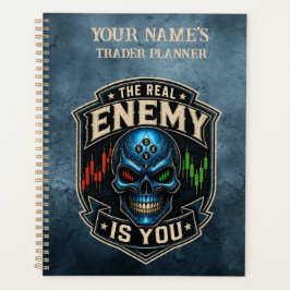 De Echte Vijand Bent Jij Blue Grunge Planner