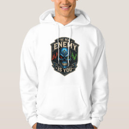 De Echte Vijand Bent Jij Trader Psychologie Schede Hoodie