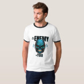 De Echte Vijand Is Jij – Schedel T-shirt (Voorkant volledig)