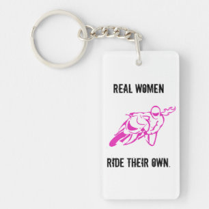De echte Vrouwen berijden sleutelhanger