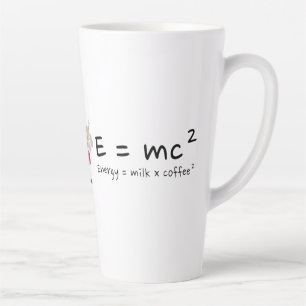 De Echte Wet van Energie Koffie Natuurkunde 101 Ei Latte Mok