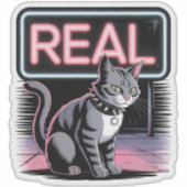 De Echte Zwerver Sticker (Voorkant)