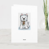 De echtgenoot van de het wenskaartvriend van de kaart (Achterkant)