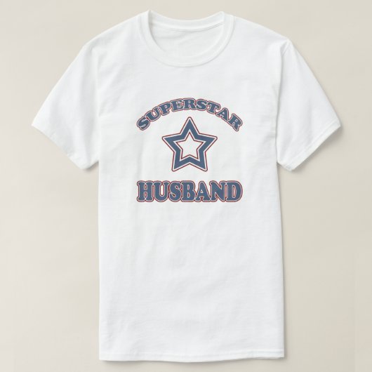 De Echtgenoot van de superster T-shirt (Design voorkant)