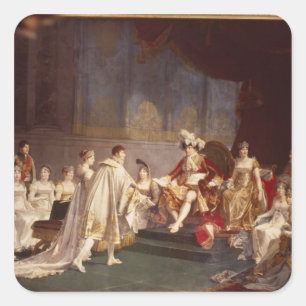 De echtgenoot van Prins Jerome Bonaparte Vierkante Sticker