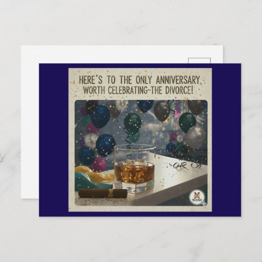 De echtscheiding (M) Feestdagenkaart (Voorkant / Achterkant)