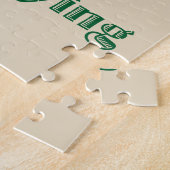 De economie is aan het Tariffiëren Legpuzzel (Zijkant)