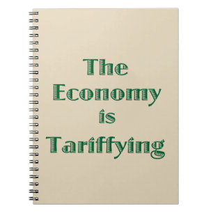 De economie is aan het Tariffiëren Notitieboek