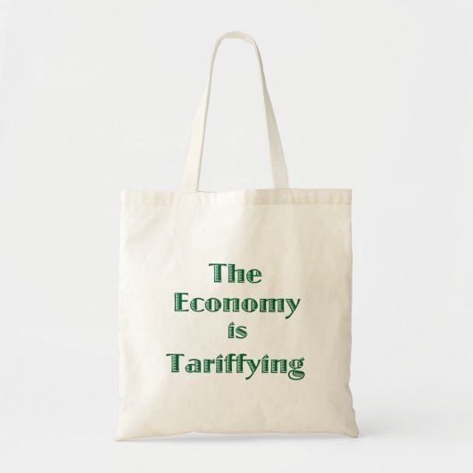 De economie is aan het Tariffiëren Tote Bag (Voorkant)