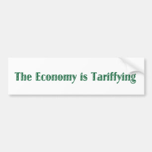 De economie wordt getariffeerd bumpersticker
