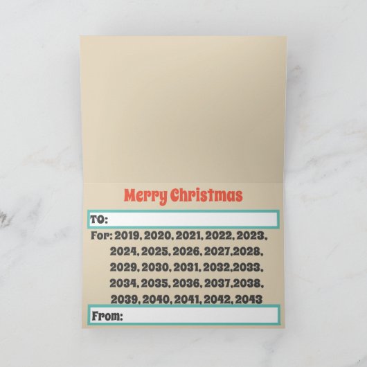 De economische feestdagen kaart (Binnen)