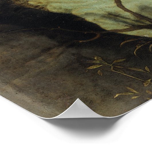 De ecstasy van St. Francis door Giovanni Bellini Poster (Hoek)