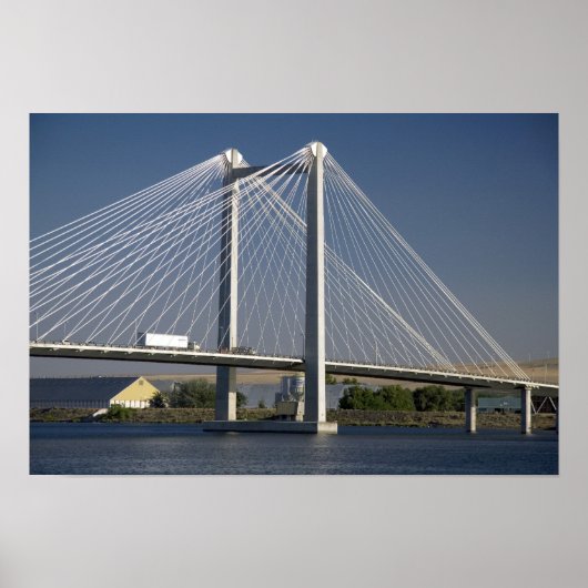De Ed Hendler Bridge overspant de Columbia Poster (Voorkant)