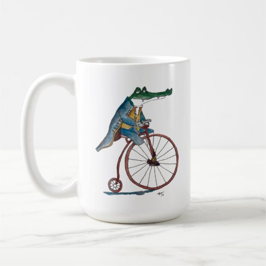 De Edele Alligator Koffiemok (Links)