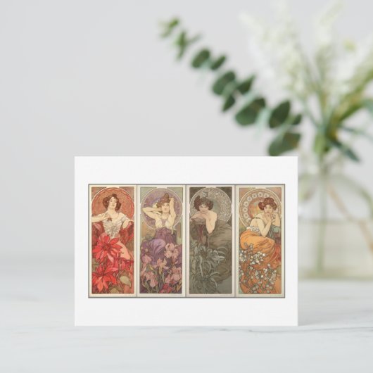 De edelstenen briefkaart (Staand voorkant)