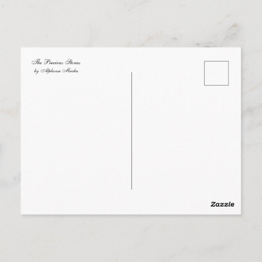 De edelstenen briefkaart (Achterkant)