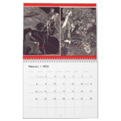 De Edgar Allan Poe en Harry Clarke Wall Agenda Kalender (Feb 2026)