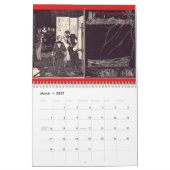 De Edgar Allan Poe en Harry Clarke Wall Agenda Kalender (Mar 2027)