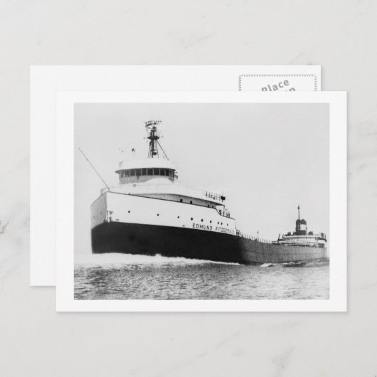 De Edmund Fitzgerald Briefkaart (Voorkant / Achterkant)