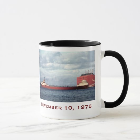 De Edmund Fitzgerald met bemanningsnamen Mok (Rechts)