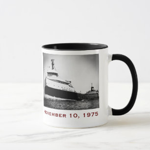 De Edmund Fitzgerald met bemanningsnamen Mok