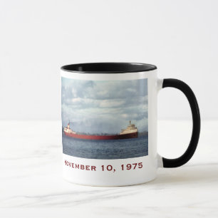 De Edmund Fitzgerald met bemanningsnamen Mok