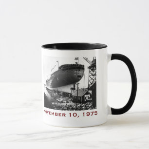 De Edmund Fitzgerald met bemanningsnamen Mok