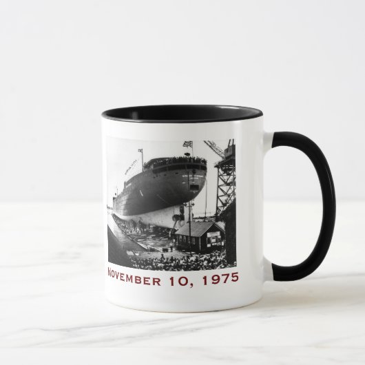 De Edmund Fitzgerald met bemanningsnamen Mok (Rechts)