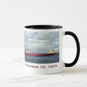 De Edmund Fitzgerald met bemanningsnamen Mok