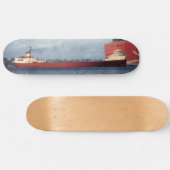 De Edmund Fitzgerald met bemanningsnamen Persoonlijk Skateboard (Horizontaal)