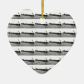 De Edmund Fitzgerald op de St. Clair Keramisch Ornament (Voorkant)