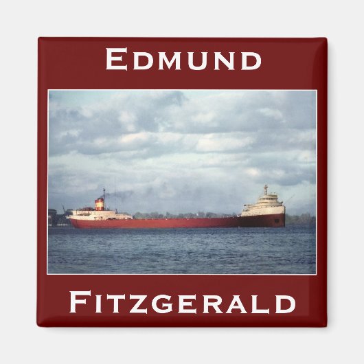 De Edmund Fitzgerald op de St. Clair Magneet (Voorkant)