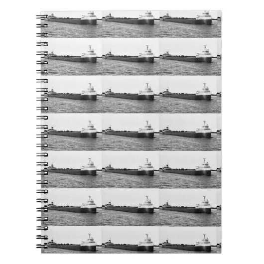 De Edmund Fitzgerald op de St. Clair Notitieboek (Voorkant)