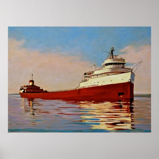 De Edmund Fitzgerald Poster (Voorkant)
