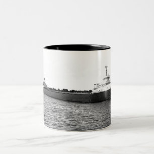 De Edmund Fitzgerald St. Clair River Vintage Tweekleurige Koffiemok