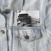 De Edmund Fitzgerald Vintage Great Lakes-schip Button (Insitu)
