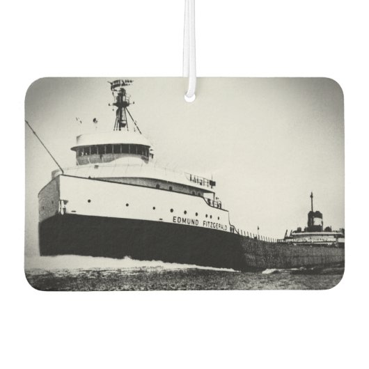 De Edmund Fitzgerald Vintage Grote Meren Luchtverfrisser (Voorkant)