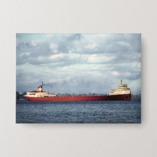 De Edmund Fitzgerald Vintage Grote Meren Schip Button