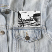 De Edmund Fitzgerald Vintage Grote Meren Schip Button (Insitu)